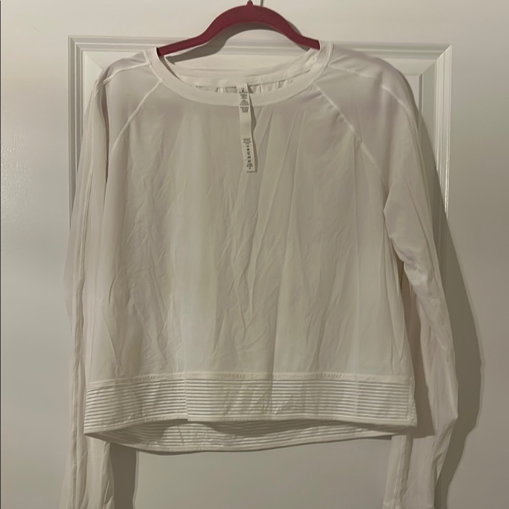 lululemon athletica White Long Sleeve Top